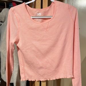 Long sleeve crop top